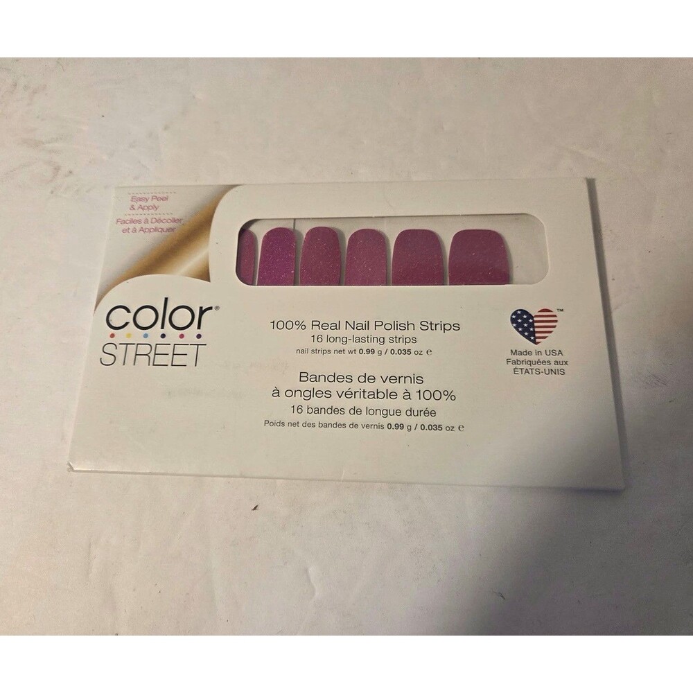 Color Street Show Time Glitter Nail Polish Strips FMG24-A01534 0.035oz
